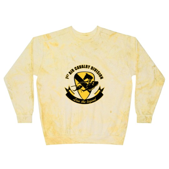 Discover 1st Air Cavalry Division Air Cav - Live The Legend Blast Sweatshirts