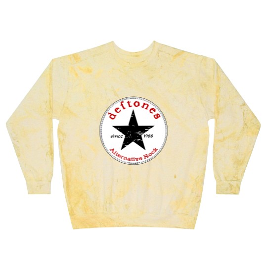 Discover Deftone logo star white pony rock band Men's Unisex Blast Sweatshirts