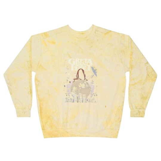 Discover Vintage Greta Van Fleet Rock Band Unisex Blast Sweatshirts, Greta Van Fleet Concert Blast Sweatshirts