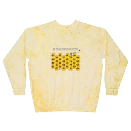 Discover The Periodic Table of Bee Elements Funny Beekeeper Blast Sweatshirts