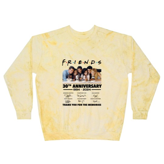 Discover Friends 30th Anniversary 1994 - 2024 Thank You Blast Sweatshirts