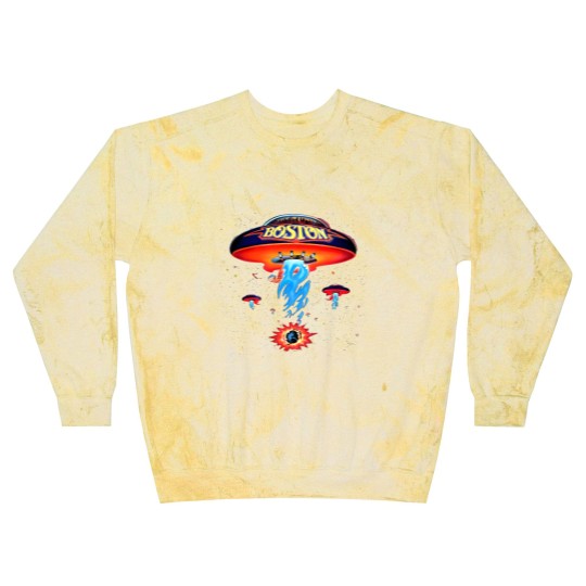Discover Boston Band Blast Sweatshirts Spaceship Rock Band Blast Sweatshirts