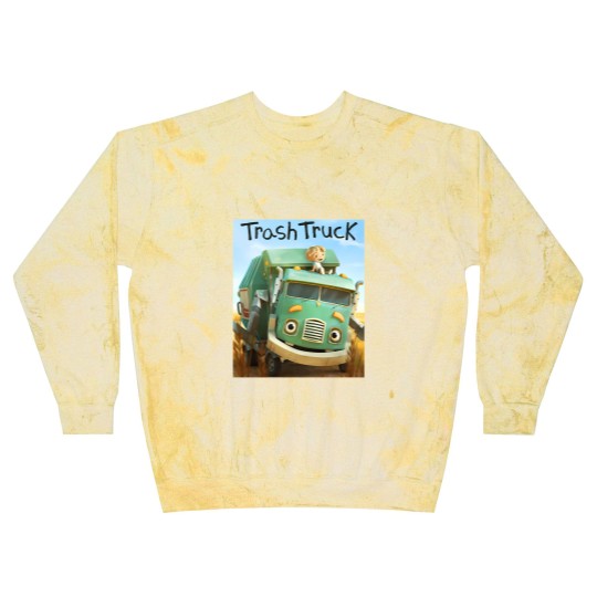 Discover hank and trash truck cartoon Blast Sweatshirts
