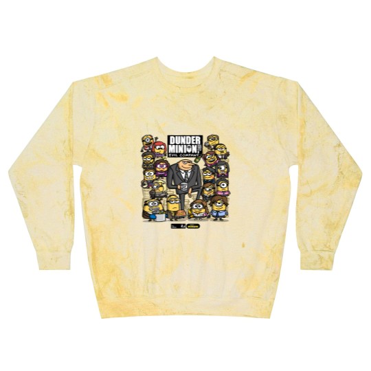 Discover The Office X Minions Characters Blast Sweatshirts