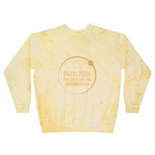 Discover Missouri State Poplar Bluff MO USA Totality April 8, 2024 Total Solar Eclipse Blast Sweatshirts