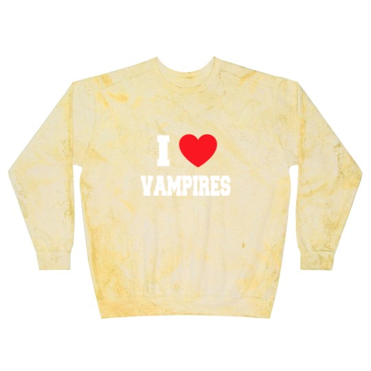 Discover I Love Vampires Blast Sweatshirts