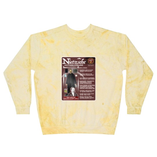 Discover Nietzsche Action Figure Blast Sweatshirts