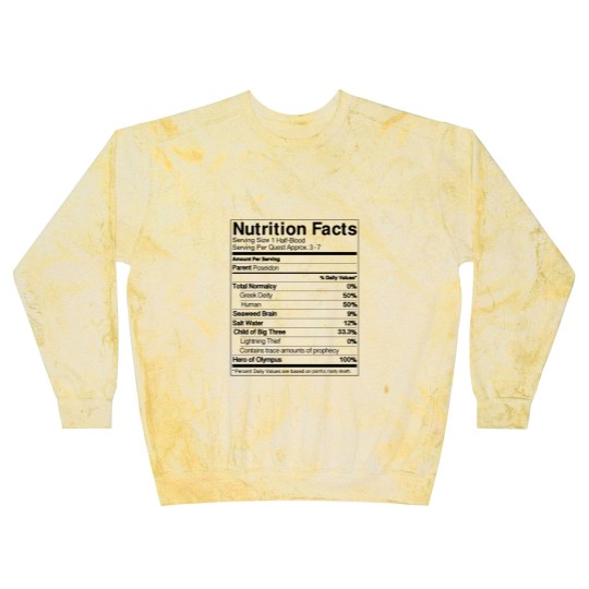 Discover Half-Blood Nutrition Guide (Percy) Classic Blast Sweatshirts Blast Sweatshirts