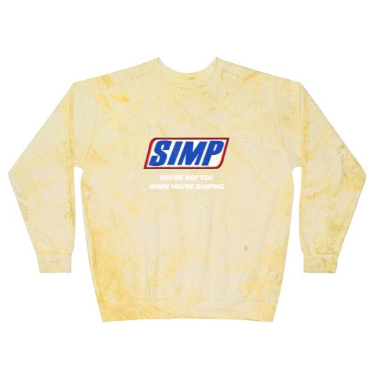 Discover Simp Meme You're not You When You're Simping Blast Sweatshirts