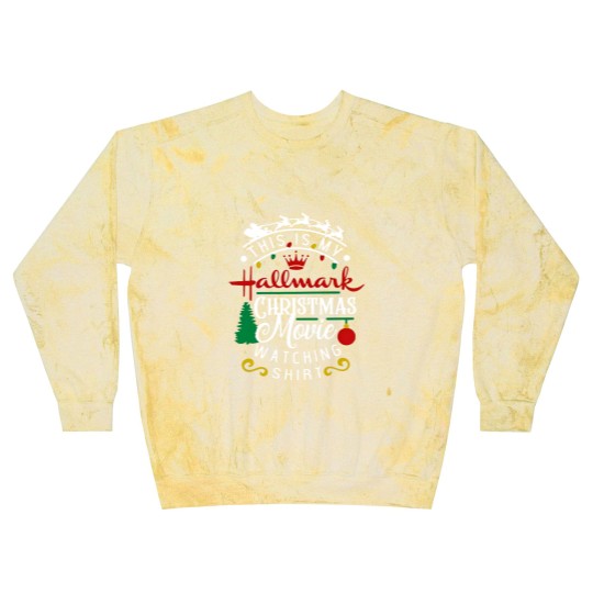 Discover Hallmark Christmas Movies Blast Sweatshirts, This Is My Movie Watching