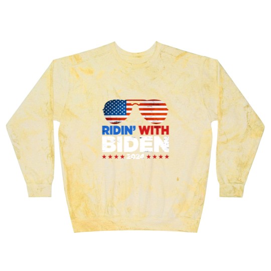 Discover Ridin' With Biden Joe Biden 2024 Election For Pres Blast Sweatshirts