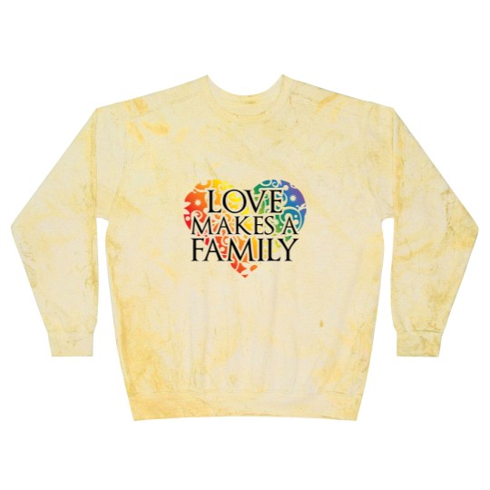 Discover LOVE Makes A Family Blast Sweatshirts