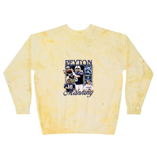Discover Vintage 90s Graphic Style Peyton Manning Blast Sweatshirts