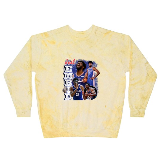 Discover Joel Embiid Vintage Blast Sweatshirts, Joel Embiid Blast Sweatshirts