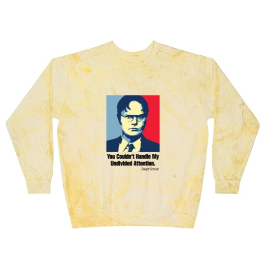 Discover Undivided Attention - Dw Schrute - Blast Sweatshirts
