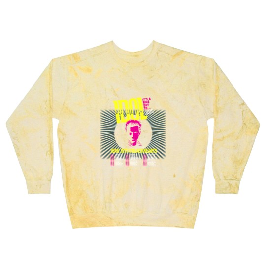 Discover Billy Idol It s a Nice Day to Tour Again Tour 2025 All Size Blast Sweatshirts