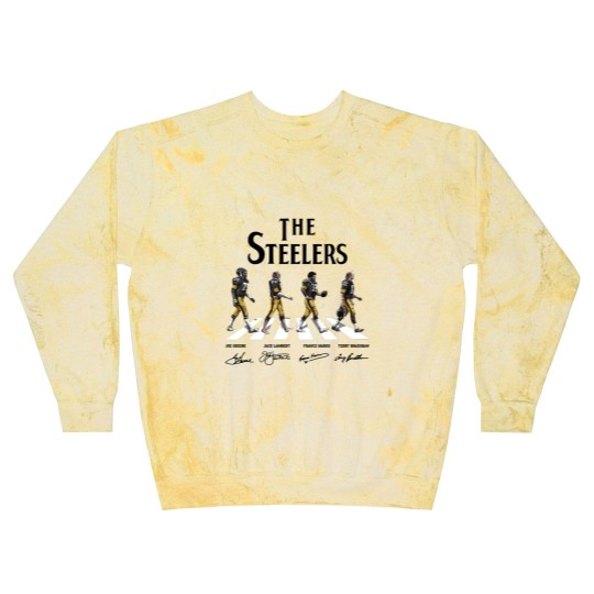 Discover The Stee lers Walking Abbey Road Signatures Blast Sweatshirts