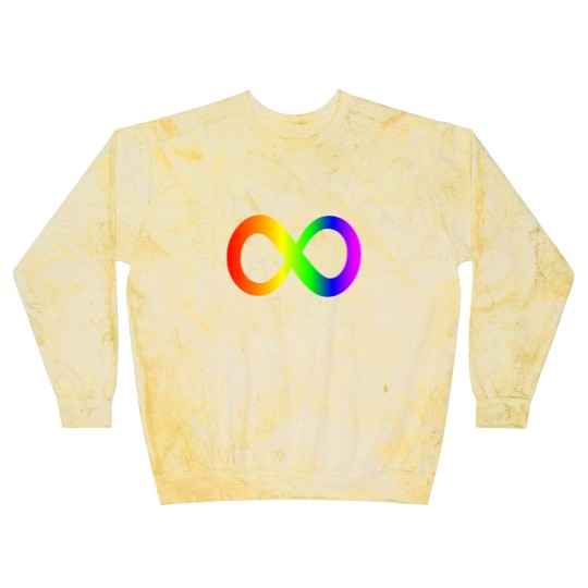 Discover autism infinity symbol// rainbow Blast Sweatshirts