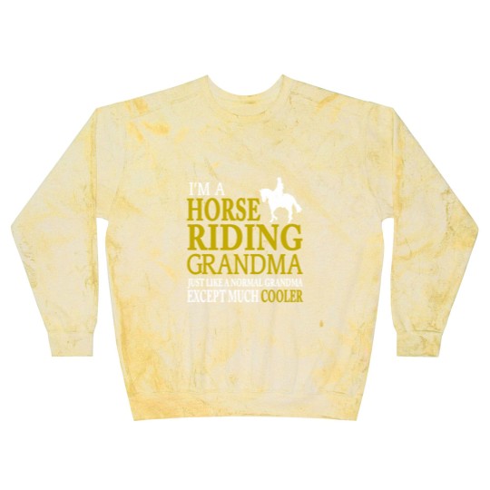 Discover I'm A Horse Riding Grandma Blast Sweatshirts