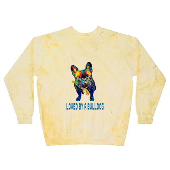 Discover French Bulldog Pet Mens Loved by a bulldog French Bulldog Funny Sayings Blast Sweatshirts