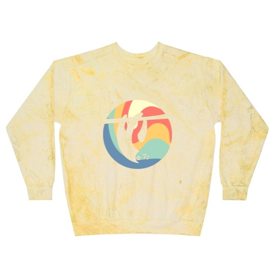 Discover Sloth Vintage Circle Blast Sweatshirts