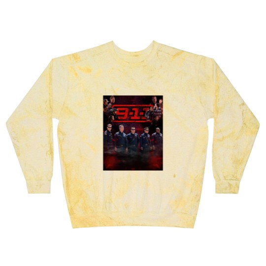Discover 9-1-1  Cast Purple Red Haze Blast Sweatshirts
