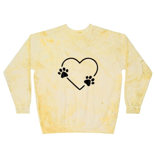 Discover Dog Heart Dog Paw Dog Mom Dog Mama Blast Sweatshirts