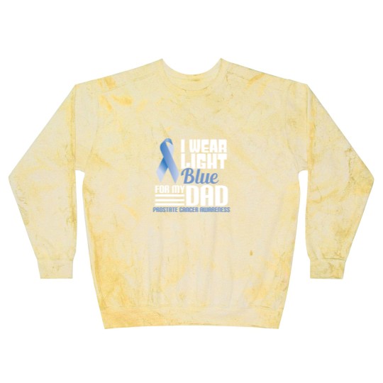 Discover I Wear Light Blue For Dad Blast Sweatshirts Prostate Cancer