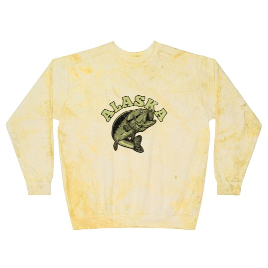 Discover Alaska USA State Travel Souvenir Funny Fishing Blast Sweatshirts