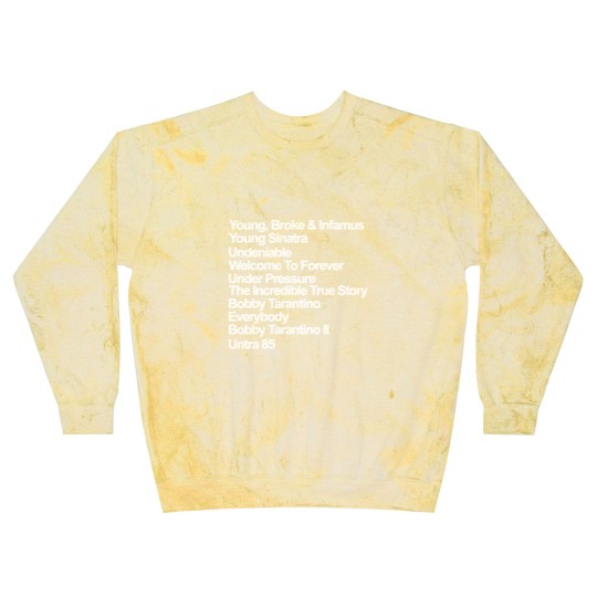 Discover Young broke and infamous young sinatra undeniable Blast Sweatshirts
