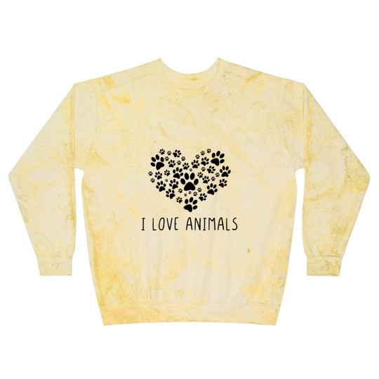 Discover I love animals Blast Sweatshirts