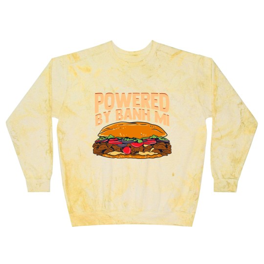 Discover Powered By Banh Mi Funny Vietnamese Food Gift Blast Sweatshirts