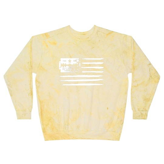 Discover USA flag Lines of coke cocaine and razor blade gig Blast Sweatshirts