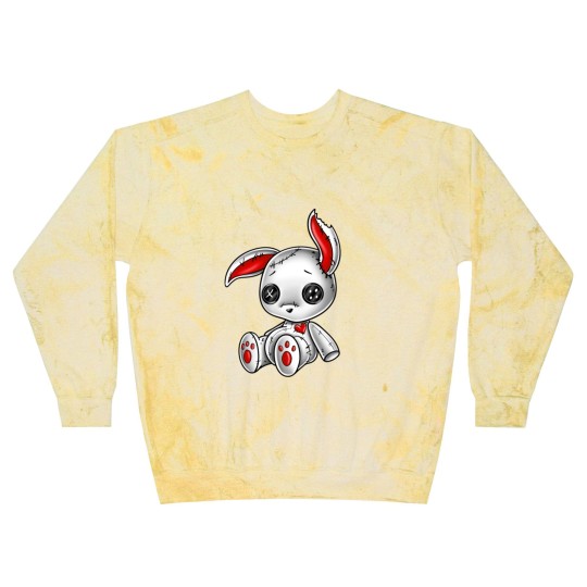 Discover Goth Bunny Cute Gothic White Bunny Blast Sweatshirts