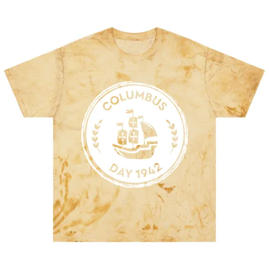 Discover Columbus Day USA America Holiday Christopher Ship Blast T Shirts