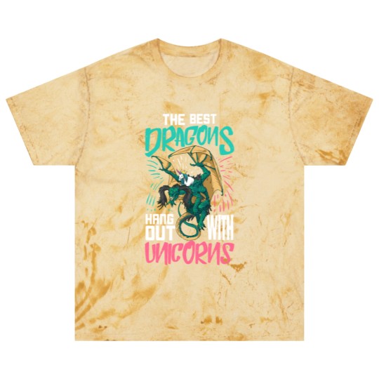 Discover The Best Dragons Hang Out With Unicorns Gift For A Blast T Shirts