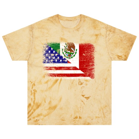 Discover Vintage Mexican American Flag Blast T Shirts