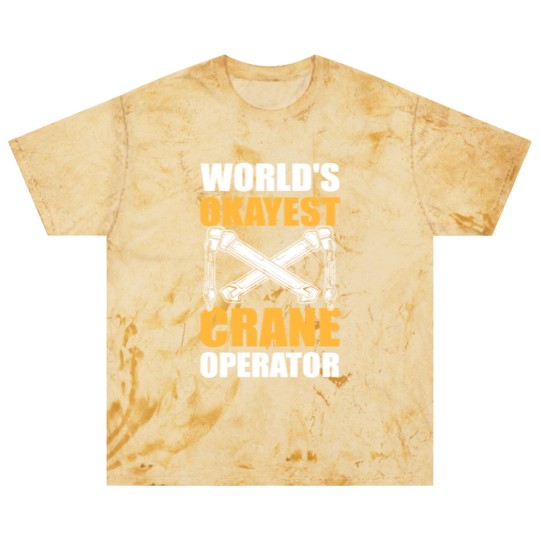 Discover Worlds Okayest Crane Operator Construction Worker Blast T Shirts