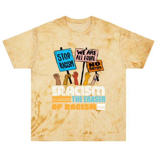 Discover Eracism the Eraser of Racism Black lives matter Blast T Shirts