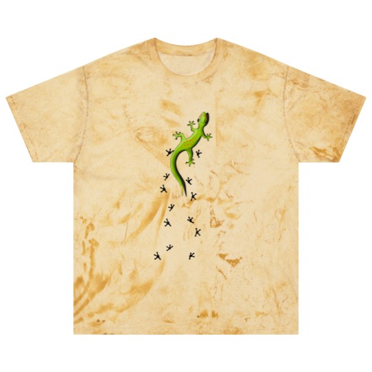 Discover Cute Lizard Reptile With Tracks Climbing Gecko Blast T Shirts