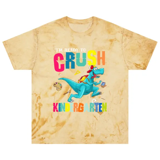 Discover I'm Ready To Crush Kindergarten Dinosaur Back To School Blast T Shirts