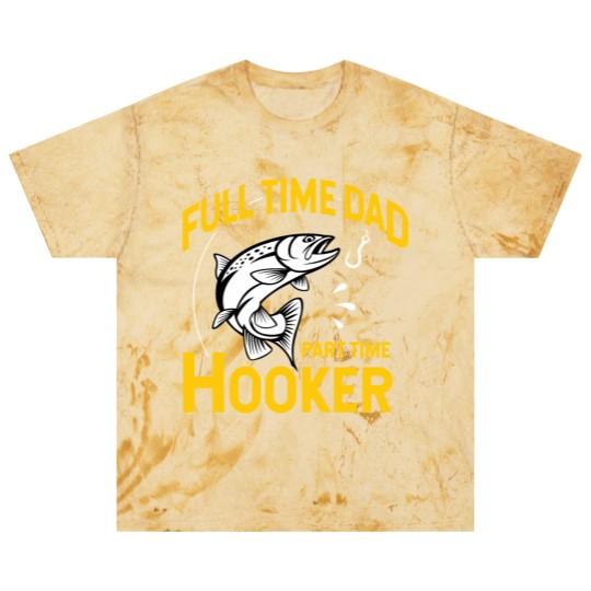 Discover Mens Full time Dad Part time Hooker - Funny Father's Day Fishing Blast T Shirts