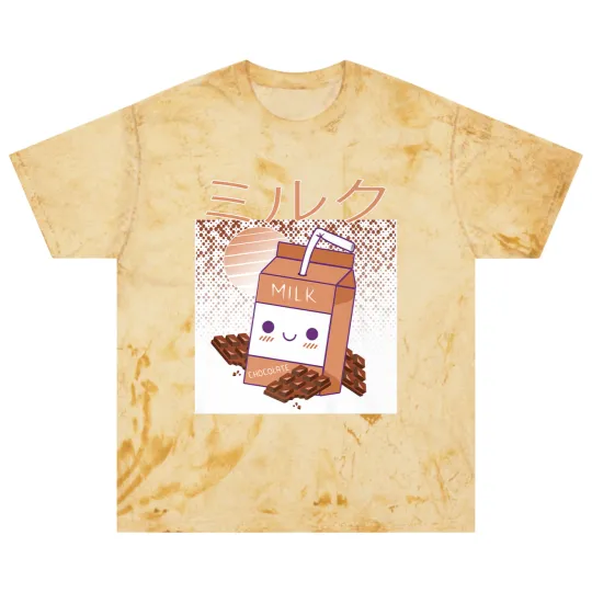 Discover Retro 90s Japanese Kawaii Chocolate Milk Shake Carton Blast T Shirts