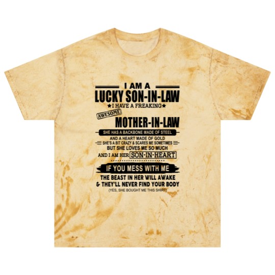 Discover I Am A Lucky Son In Law Of A Freaking Awesome Mother In Law Blast T Shirts