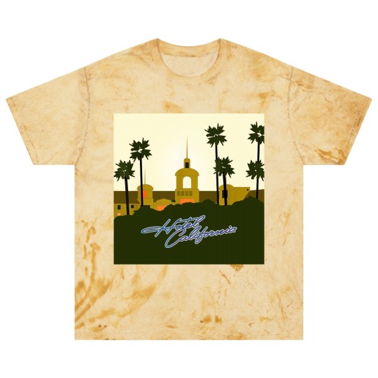 Discover Eagles Hotel california Blast T Shirts