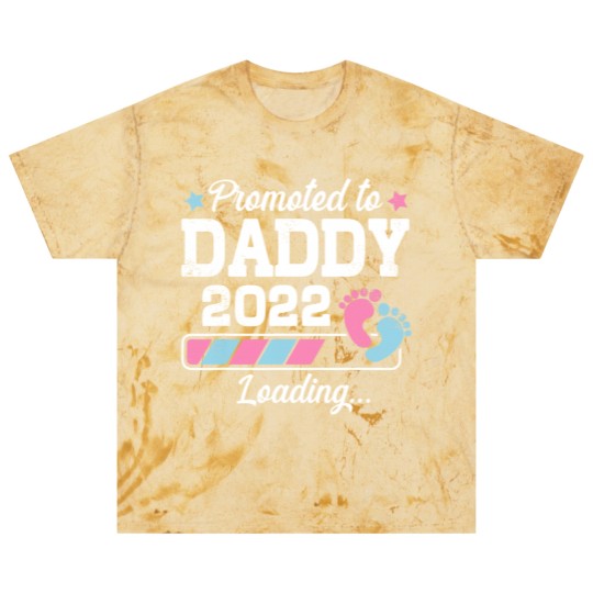 Discover Promoted To Daddy Funny Family With Cute Footprint Blast T Shirts