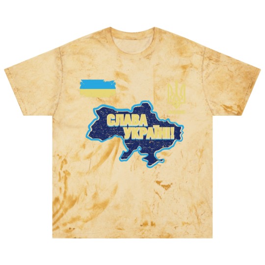 Discover Glory to Ukraine Map Football Team Blast T Shirts