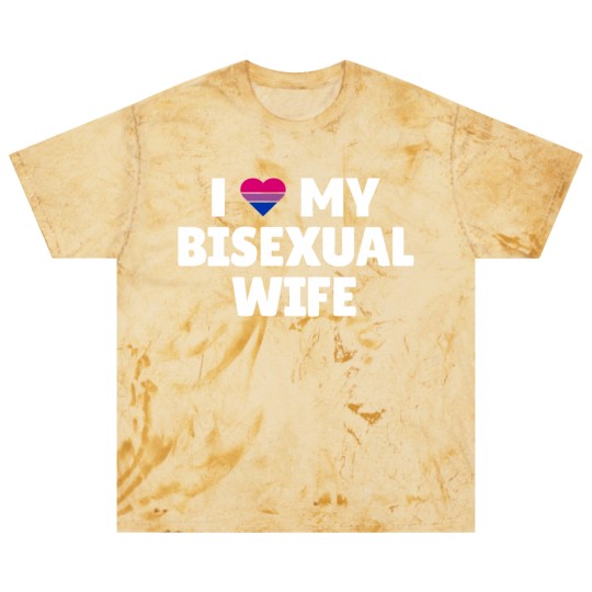 Discover Bisexual Pride - I Love My Bisexual Wife Blast T Shirts