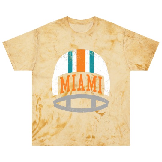 Discover Miami Retro Helmet - Aqua - Dolphins - Blast T Shirts