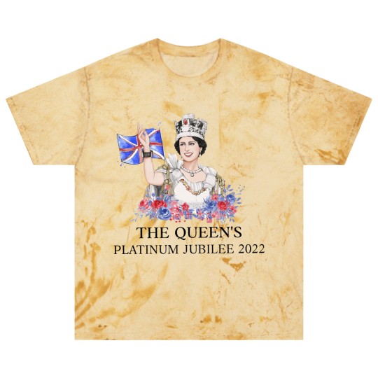 Discover Queen Elizabeth II Platinum Jubilee 1952-2022 CELIBRATION Blast T Shirts  Union Jack Blast T Shirts The Queen's Crown Royal Blast T Shirts